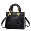 2024 High Quality Brand Designer PU Leather Shoulder Bag Women Hand Bags Crocodile Purses Ladies Messenger Handbag Totes