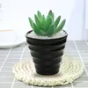 Dekorative Blumen künstliche Bonsai -Simulation Sukkulente Miniatur -Mini -Pflanzen Desktop