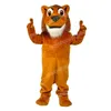 Christmas Migne Lion Mascot Costume Cartoon Characon Oprifits Halloween Carnival Robe Suits Taille d'anniversaire de taille adulte Tenue d'extérieur