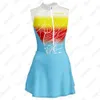 Active Dresses Wyndymilla Saia Vintage Cycling Skirt Ciclismo Slveless Dress Mtb Skirt Vestidinho Female Skirt Bike Flower Skirt Little Suit Y240508