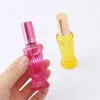 Bouteilles de rangement 15 ml de parfum en verre coloré bouteille mini-pulvérisable rechargeable portable vide à huile essentielle contenant cosmétique pour femmes