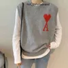 Spring Crewneck Love Women's Sweater Designer Comfortable Personality Knitted Pullover Vest Outside Wear Trend Fashion 2ZTN