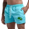 Swim Trunks Swim Brand Blue Shorts for Men Quick Dry Board Shorts Bathing Suit Breathable Drawstring With Pockets for Surfing Beach Summer