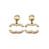 Pendientes de sementales para el diseñador de orejas para mujeres 18K Joyas de oro chapadas Mujer Hermosa vintage Bringos Pendientes de diamantes de cristal Regalos de aniversario de colores múltiples Zh015 C4