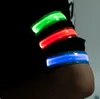 LED ışıklı bilezik mavi ışık spor bileziği açık gece koşu kolu yanıp sönen kol kayışı yansıtıcı emniyet kemeri