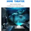 Projectors Portable LED Projector 150ansi Home Theatre LED Projector stöder 1920 * 1080p Beam Intelligent Projector for Childrens Gifts J240509