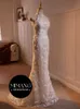 Designer Lace Light Wedding Dress 2024 Ny utomhusklänning sjöjungfru brudklänning Ljus lyxig högkvalitativ textur