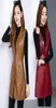 Plus Size 3XL PU Leather Red Women039s Vest Long Leather sleeveless sherpa Coat Female Spring Waistcoat for Feminine jacket 2101250688