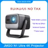 JMGO N1 Ultra Triple Laser 4K Projecteur 3D Android 11 Système 4000ansi Lumens Beamer Proyector pour Home Theatre