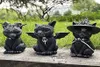 Objets décoratifs Figurines Résine Figure assistant Black Magic Cat Ornaments Table Art Original Cadeaux Minute Miniatures Room moderne De2085057