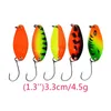 JYJ 20pieces a box colorful metal jig spoon lure bait for fishing tackle spinner wobbler pesca trout 240430