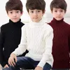 Sets automne et hiver garçons vêtements jeunes filles pull children childrens fashion tortue couler manteau tricot Q240508