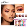 PopFeel Color Studio Eyeshadow Palette mycket pigmenterade 40 nyanser Matt och skimmer Makeup Vattentät blandningsbar 240425