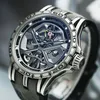 Designer Luxury Orologi per Mens Mechanical Automatic Roge King Racing Orologio