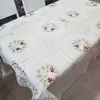 Rural style home fabric, lace lace lace embroidered tablecloth manufacturer wholesale, vintage pattern embroidered lace tablecloth