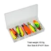 JYJ 20pieces a box colorful metal jig spoon lure bait for fishing tackle spinner wobbler pesca trout 240430