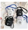 Bolsas de ombro Bordado personalizado Bordado de urso fofinho Bolsa pequena bolsa de mensageiro e bolsas coreanas de garotas e bolsas