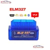 診断ツールMINI V2.1 ELM327- OBD2 BLUTOTH ADAPTER ME 327 V1.5 OBDIIスキャナー診断ESSCAN-WERKZEUG CODE READER ELM327 DROP DEL DHXQC