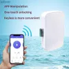 Smart Lock Intelligent Bluetooth Drawer Lock Application låser upp Punch Free Invisible Electronic Lock Filet Cabinet Garderobsdörr Dold Lock WX