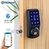 Smart Lock Bluetooth keyless Secure toetsenbord afstandsbediening Deadbolt elektronische digitale intelligente deurslot met ttlock -applicatie WX