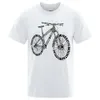 T-shirt maschile scommettono in mountain bike per la mountain bici divertenti uomini estivi respiro brotola seve sciolto vestiti a t vintage oversize unisex h240508