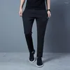 Herrenhosen 2024 Casual Business Stretch Slim Fit Elastic Taila Korean klassische blau schwarze graue männliche Markenhose