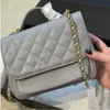 Женская дизайнерская сцепление с цепью двойные карманы сумки для бизнеса с аффинностью кошелек цельная лоскута