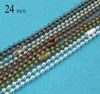 Collier de chaîne à billes de 20 pcs 24 pouces chaîne de perles de 24 pouces chaînes de balles 24 mm en bronze argent cuivre noir gunmetal8678347