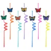 Dricker STS Butterfly tema Crazy Cartoon for Kids Goodie Gifts Party Plastic Birthday St Girls Decorations REURBEABLE Drop Delivery OTBP3