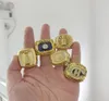 2019 Wholesale 5pcs 1976 1978 1979 1986 1993 Montréal Cup Honkey Ship Ring Set Men Fan Souvenir Gift1346016