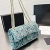 Projektantka mody kobiety wełniane na plażę plażowe portbacze torebka luksusowa torebka na ramię Crossbody Class