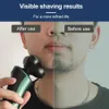 Razors Blades Three head floating electric shaver business style USB charging Porrtable with power display suitable for Tarvel Q240508