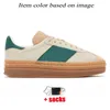 Platform Gazelle Bold Designer Women Shoes Gazelles Wonder Quartz Black Gum Almost Blue Yellow True Pink Green Plate-forme【code ：L】Trainers Sneakers