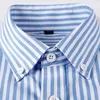 Camicie da uomo 2024 camicia a strisce nuove maschera a maniche lunghe slim camicia casual camicia da ufficio camicie abiti formali tops social abbigliamento d240427