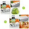 Stainless Steel 4 Sided Blades Household Box Grater Container Multipurpose Vegetables Cutter Kitchen Tools Manual Cheese Slicer 240429