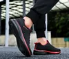 Envío gratis para hombres zapatillas para correr para correr anti-slip transpirable malla malla malla suave rojo rojo negro para hombres entrenadores de zapatillas deportivas gai gai