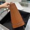 12a Luxus rein handgefertigter Leder hochwertiger Eimer-Tasche Frauenpendler Mode Retro-Tasche Tasche Freizeit Design Multifarbene Umhängetasche Handtasche Handtasche