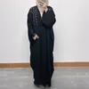 Abbigliamento etnico manica pipistrello Medio Oriente Dubai Diamond ad alta temperatura sciolto di grandi dimensioni Cardigan Muslim Fashion Jalabiya per donne