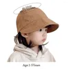 Ball Caps Fashion Baby Baseball Cap Kids Visor Hat For Girls Boys Travel Sun Children Children Toddler 1-5y