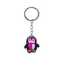 Outros acessórios de moda Penguin Keychain Chain Chain para bolsa de mochila e presente de carro do dia dos namorados Ring Boys Cool Colorf Caractere OTW4E