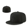 NY Letter Baseball Caps Bone Gorras Plain Casquettes Chapeus Brand Women Hip Hop Men Full Wated Aitted Capone