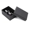 Couchettes à chaud Vente à chaud en zircon de bouffées de manchette de luxe Crystal Moudin Cuffle Box Mens Gift Box Gemstones Q240508