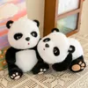 Travesseiro fofo e real presente de aniversário infantil boneca boneca panda tesouro nacional de pelúcia urso de pelúcia