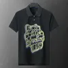 Поло рубашка мужская футболка дизайнер Polo Luxury Brangdy Рубашки женская мода 100% Pure Cotton Letter Print Design