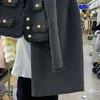 Werkjurken kusahiki mode twee stukken vrouwen sets 2024 herfst winter short jas hoge taille elegante slanke rok Koreaanse stijl outfits