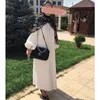 Roupas étnicas Mulheres muçulmanas abaya chiffon hijab elegante e maxi vestidos peru kaftan kaftan islâmico eid ramadan jalabiya caftan vestido