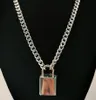 CHOKER LOCK Halskette am Hals geschichtet mit Schloss Punkschmuckschlüssel Anhängerkette für Frauen Männer Pulloverketten Halsketten Y2007303586142