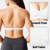 Lu Bra Yoga Align Tank Top 2023 Wo Wearings Gym Damen Rückenless Sport Yoga Op Fiess Halter 4 einstellbare Off-Gurte Back Sport Bra L.