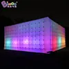 Neu maßgeschneiderte LED -Leuchten Werbung aufblasbare Messezelt -Inflation Luftgeblasenes quadratisches Zelt für Outdoor Event Party Dekoration 10 mlx10mwx4,5mh (33x33x15ft)