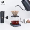 Timemore Store Black Mirror Nano Espresso Coffee cucina Pannello di pesatura con tempo USB Light Mini Digital Dare il tappetino 240508